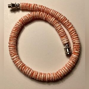 Bracelet - Anklet Orange White